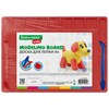 Доска для лепки А4, 280х200 мм, BRAUBERG KIDS, красная, 7 отделений для пластилина, 2 стека, 274257 - фото 9089679