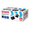 Зажимы для бумаг STAFF ECO, КОМПЛЕКТ 12 шт., 32 мм, на 140 листов, черные, картонная коробка, 274033 - фото 9163475