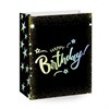 Пакет подарочный (1 штука) 18х10х23 см (M), "Happy Birthday", ассорти, глиттер, фольга, ЗОЛОТАЯ СКАЗКА, 700806 - фото 9176684