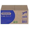 Полотенца бумажные 200 шт, PROtissue (H2) PREMIUM, 2-сл. белые, КОМПЛЕКТ 21 пач, 24х21,5,Z-слож,С442 - фото 9295620