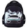 Ранец BRAUBERG STABLE, 2 отделения, с брелком, "Smoky car", LED-ЛАМПОЧКИ, 36х28х16 см, 274389 - фото 9295696