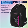 Рюкзак BRAUBERG INTENT, 2 отделения, 4 кармана, "Peering cat", 39х27х14 см, 274396 - фото 9295886