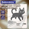 Тетрадь предметная КОТ-НЕПОСЕДА 48л, пластиковая обложка, ИНФОРМАТИКА, клетка, подсказ, BRAUBERG, 405533 - фото 9296122