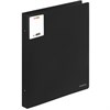 Папка на 4 кольцах БОЛЬШОГО ФОРМАТА А3, ВЕРТИКАЛЬНАЯ, 30 мм, до 250 листов, черная, 0,8 мм, STAFF, 274004 - фото 9457226