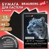 Бумага для пастели АБРАЗИВНАЯ А4 в папке, 15 листов, ЧЕРНАЯ, 240 г/м2, BRAUBERG ART, 117765 - фото 9471668