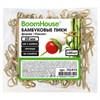 Шпажки-пики для канапе бамбуковые форма "Узелок" 6 см, 100 шт, BOOMHOUSE, 701973 - фото 9471765