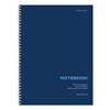 Тетрадь А4, 120 л., BRAUBERG, гребень, клетка, матовая ламинация, "Классика Blue", 405643 - фото 9515932