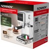Кофеварка рожковая SONNEN CM-2033, ручной капучинатор, сенсор, 1 л, 1350 Вт, 19 бар, 457883 - фото 9577293