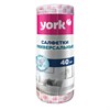 Салфетки ВИСКОЗНЫЕ, "Тюльпан Премиум", 25х40 см, РУЛОН 40 шт., 60г /м2, YORK, 020480 - фото 9577750