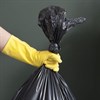Мешки строительные для мусора 240 л, черные, в рулоне 10 шт., ПВД, 28 мкм, YORK, 902230 - фото 9577752