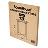 Столик-поднос BOOMHOUSE (БУМХАУС) CT-003 кофейный (ширина 47 см, высота 51 см), металл, черный, 641938 - фото 9639124