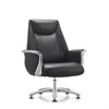 Кресло HAWASAN PREMIUM "EX-801", до 200 кг, алюминий, экокожа, черное, 533235 - фото 9689212
