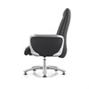 Кресло HAWASAN PREMIUM "EX-801", до 200 кг, алюминий, экокожа, черное, 533235 - фото 9689220