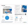 Салфетки протирочные нетканые многоразовые HACCPER LS "Blue", 10 шт., 40х40 см, 80 г/м2, 144013 - фото 9706144