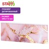 Планинг датированный 2027 285х112 мм, STAFF, гребень, картонная обложка, 64 листа, "Мрамор", 118705 - фото 9730013