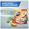 Блок туалетный подвесной твердый 2х50 г + 3х50 г, ДОМЕСТОС "Свежесть цитруса и цветочный букет" - фото 9788438