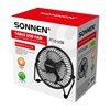 Вентилятор настольный USB SONNEN FT10-USB, 10 см, 2,5 Вт, компактный, металлический, черный, наклон 180°, USB-провод 1 м, 457783 - фото 9883486
